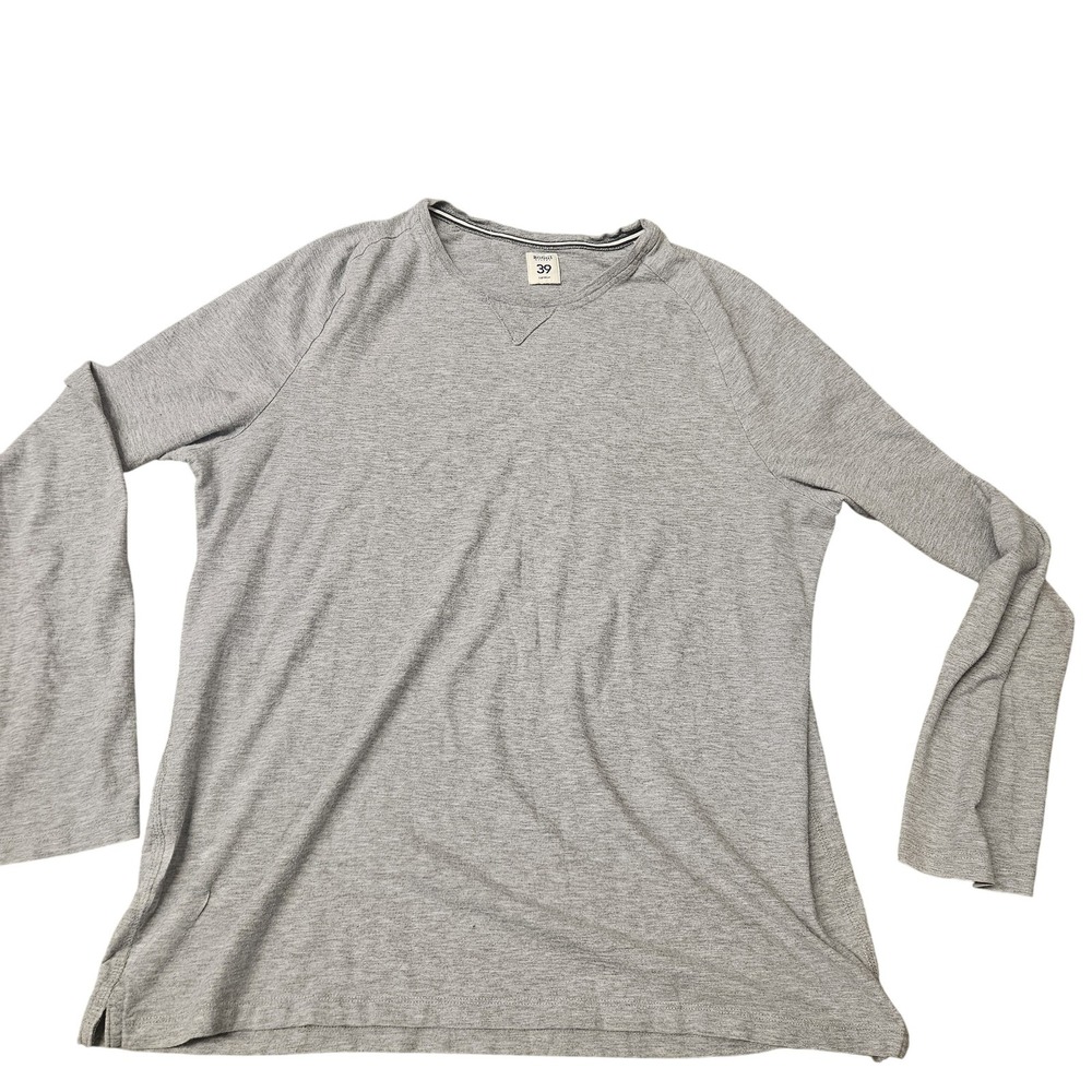 Boggi Milano Sweater Mens XL Gray Long‎ Sleeve Custom Fit Soft Pullover Classic